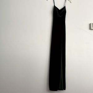 Macys Dark Emerald Gown